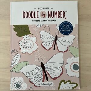 NEW Beginner Doodle by Number Drawing Book: A Guide to Calming the Chaos